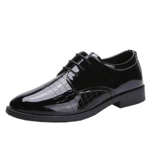 AIDAILU Men's Formal Leather Shoes Business Elegant British Style Shoes