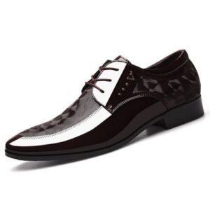 Scale-Patterned-Mens-Gentleman-Business-Formal-Leather-Shoes